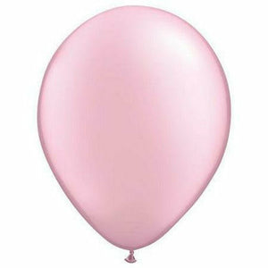 Burton and Burton BALLOONS Pink / Helium Filled Pearl Latex Balloon 1ct, 11"
