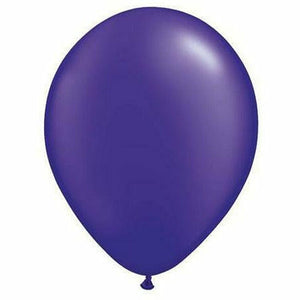 Burton and Burton BALLOONS Purple / Helium Filled Pearl Latex Balloon 1ct, 11"