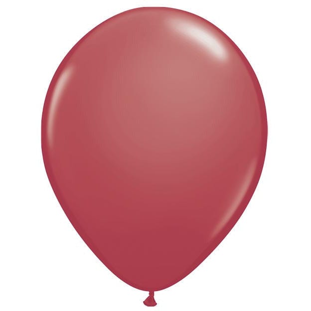 Burton and Burton BALLOONS Qualatex 5&quot; Cranberry Balloon Bag - 100 Count