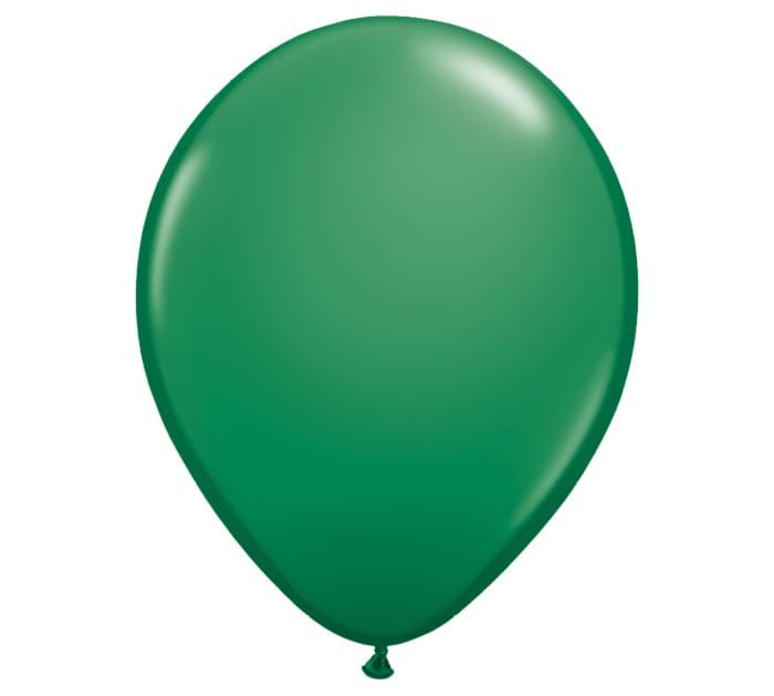 Burton and Burton BALLOONS Qualatex 5&quot; Green Balloon Bag - 100 Count