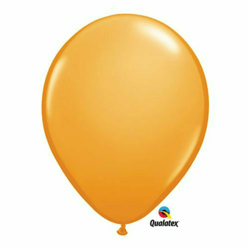 Burton and Burton BALLOONS Qualatex 5" Orange Balloon Bag - 100 Count