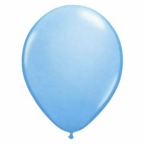 Burton and Burton BALLOONS Qualatex 5&quot; Pale Blue Balloon Bag - 100 Count