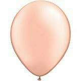 Burton and Burton BALLOONS Qualatex 5" Pearl Peach Balloon Bag