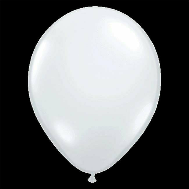 Burton and Burton BALLOONS Qualatex 5" White Balloon Bag - 100 Count