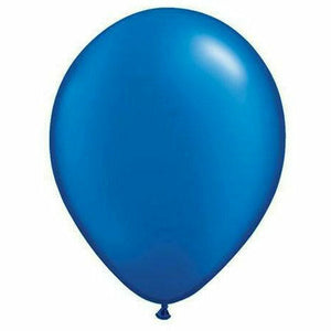 Burton and Burton BALLOONS Sapphire Blue / Helium Filled Pearl Latex Balloon 1ct, 11"