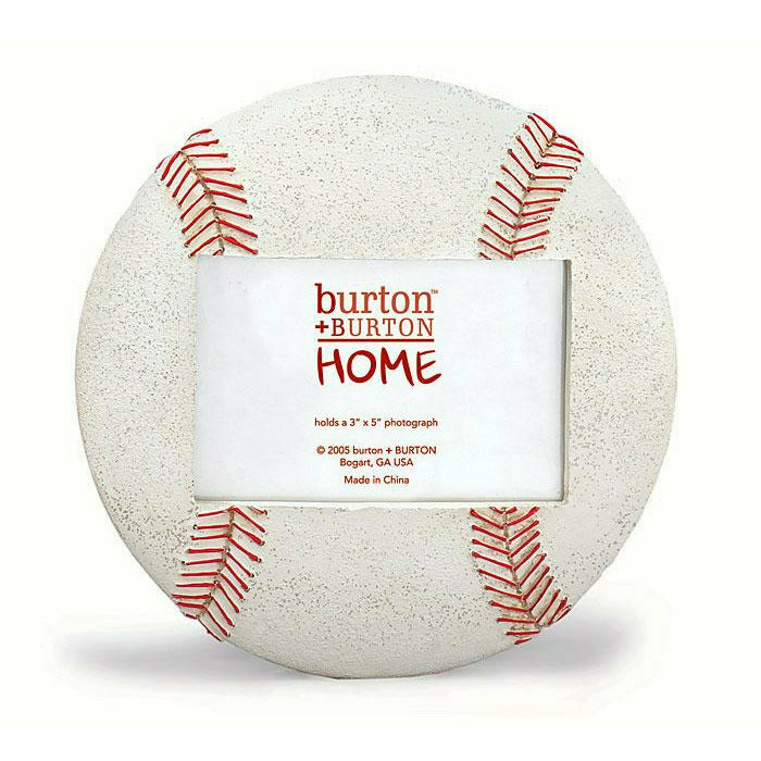 Burton and Burton Baseball Shaped Picture Frame