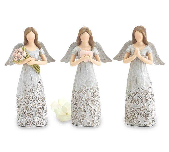 LACE ANGEL FIGURINES