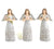 Burton and Burton BOUTIQUE Holding Flowers LACE ANGEL FIGURINES