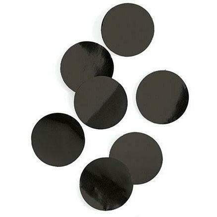 Burton and Burton DECORATIONS BLACK FOIL DOT CONFETTI