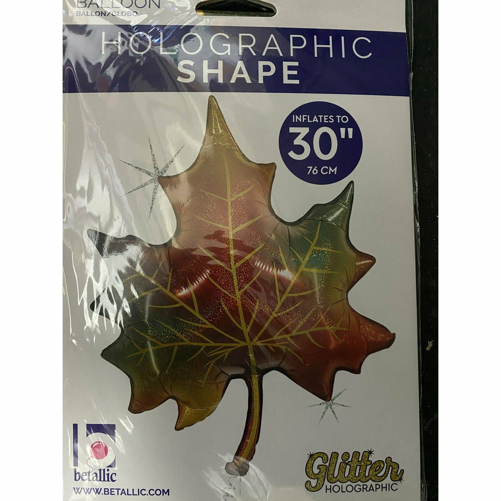 Burton and Burton E001 30" Glitter Leaf Foil