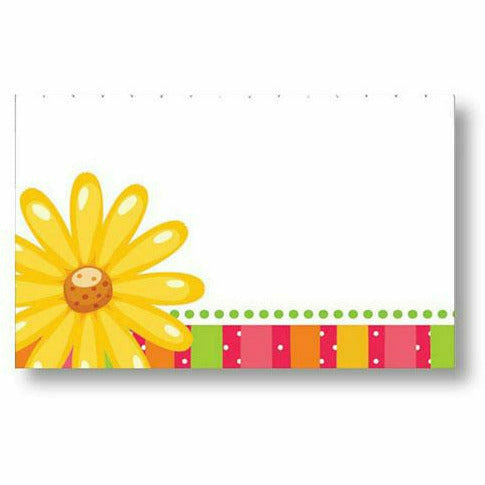 Burton and Burton GIFT WRAP Daisy Yellow Card