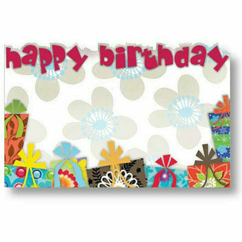 Burton and Burton GIFT WRAP Happy Birthday Gifts Card