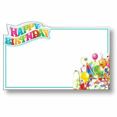 Burton and Burton GIFT WRAP Happy Birthday Party Favors Card
