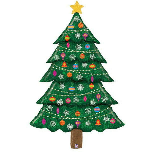 Burton and Burton HOLIDAY: CHRISTMAS 60&quot; GLITTER CHRISTMAS TREE BALLOON