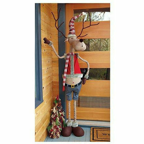 Burton and Burton HOLIDAY: CHRISTMAS DECOR EXPANDABLE LEG TRENDY REINDEER