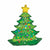 Burton and Burton HOLIDAY: CHRISTMAS E004 36" CHRISTMAS TREE SHAPE BALLOON