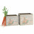 Burton and Burton HOLIDAY: EASTER S COTTONTAIL & CO. NESTED WOOD PLANTERS