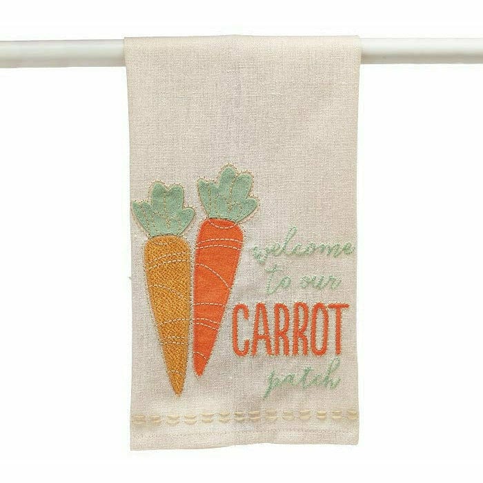 Burton and Burton HOLIDAY: EASTER Welcome to the Carrot Patch Tea Towel