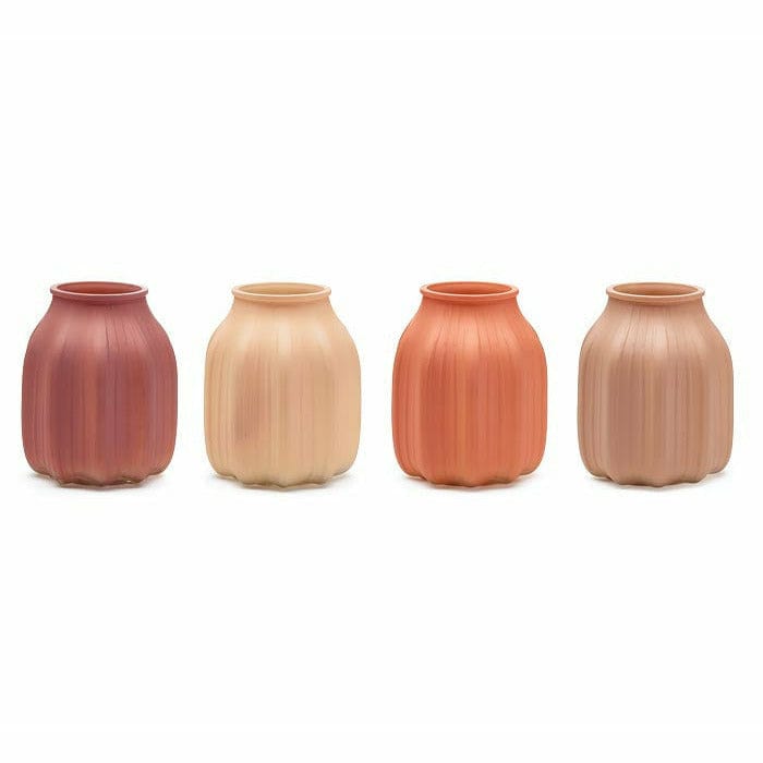 Burton and Burton HOLIDAY: FALL Opaque Tan OPAQUE PUMPKIN SHAPED VASES