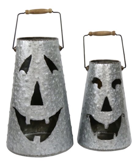 Burton and Burton HOLIDAY: HALLOWEEN Large Metal Jack-O&#39;-Lantern Décor