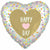 Burton and Burton HOLIDAY: VALENTINES J11 VAL 18'' SATIN HEART DAY HEART MYLAR SATIN LUXEINFUSED