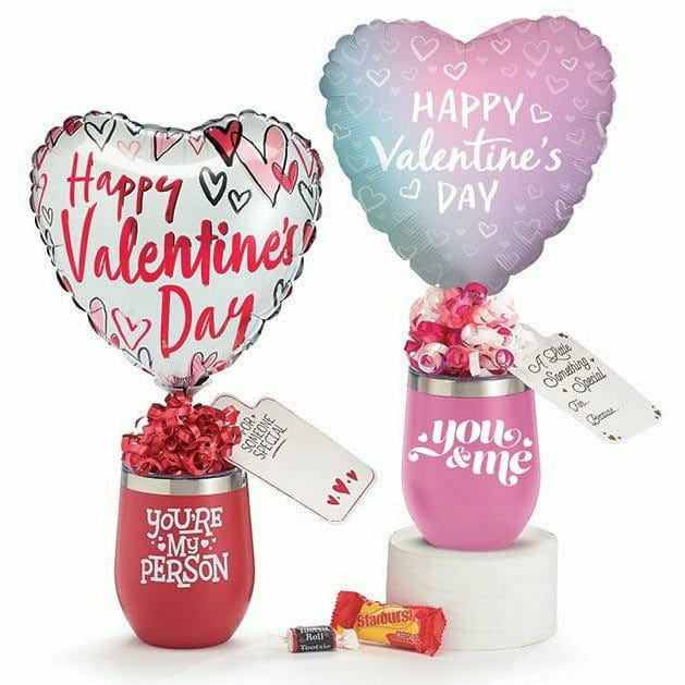 Burton and Burton HOLIDAY: VALENTINES VALENTINE WINE CUP GIFTSET