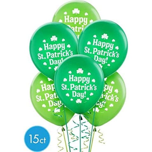 CeG St. Patrick's Day latex balloons (15-pack)