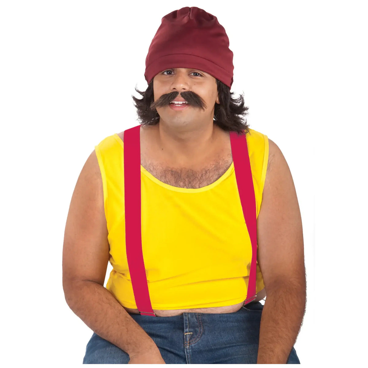 CHEECH KIT- CAP, WIG, &amp; MOUSTACHE