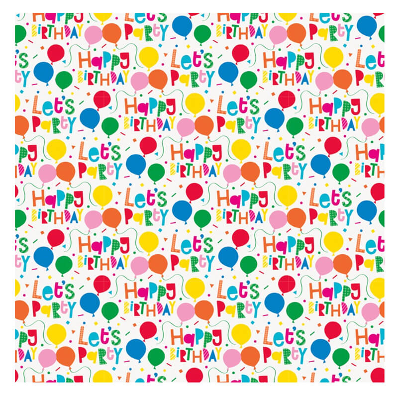 Colorful Balloon Giftwrap