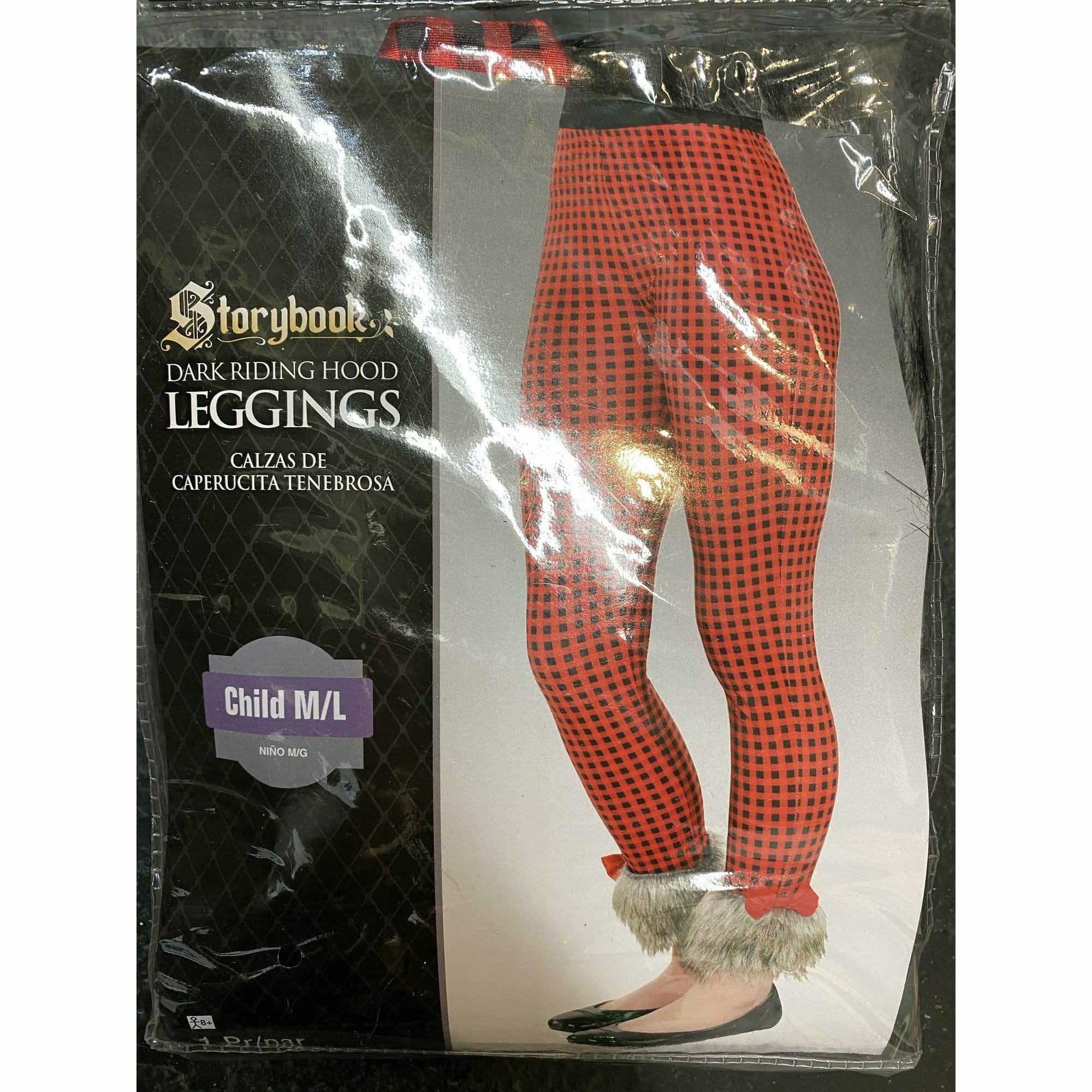COSTUMES USA Child M/L Up to size 14 Storybook Dark Riding Leggings