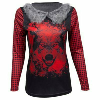 COSTUMES USA COSTUMES: ACCESSORIES Child Big Bad Wolf Long-Sleeve Shirt