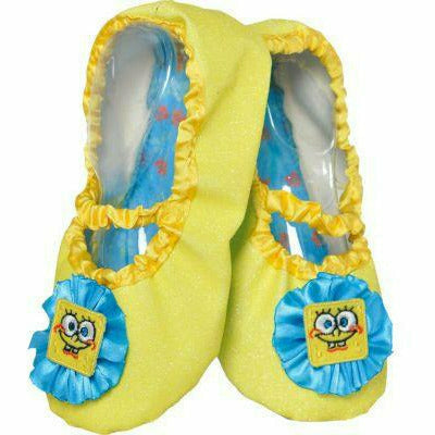 COSTUMES USA COSTUMES: ACCESSORIES Kids Girls SpongeBob Slipper Shoes Yellow