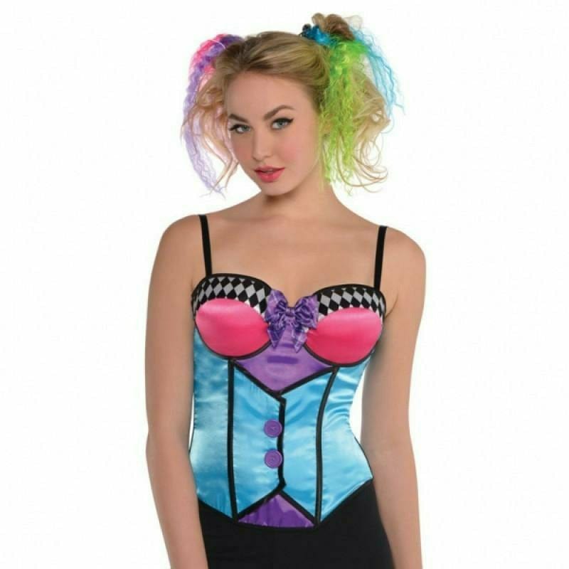 COSTUMES USA COSTUMES: ACCESSORIES S/M Storybrook Mad Hatter Adult Corset