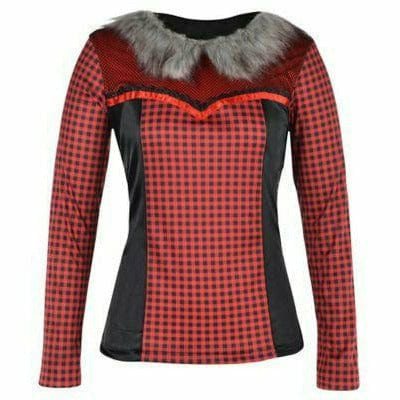 COSTUMES USA COSTUMES: ACCESSORIES Womens Big Bad Wolf Long-Sleeve Shirt