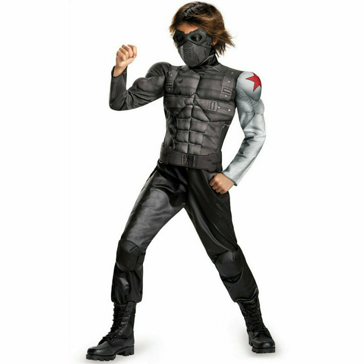 Mens Muscular Soldier Costume