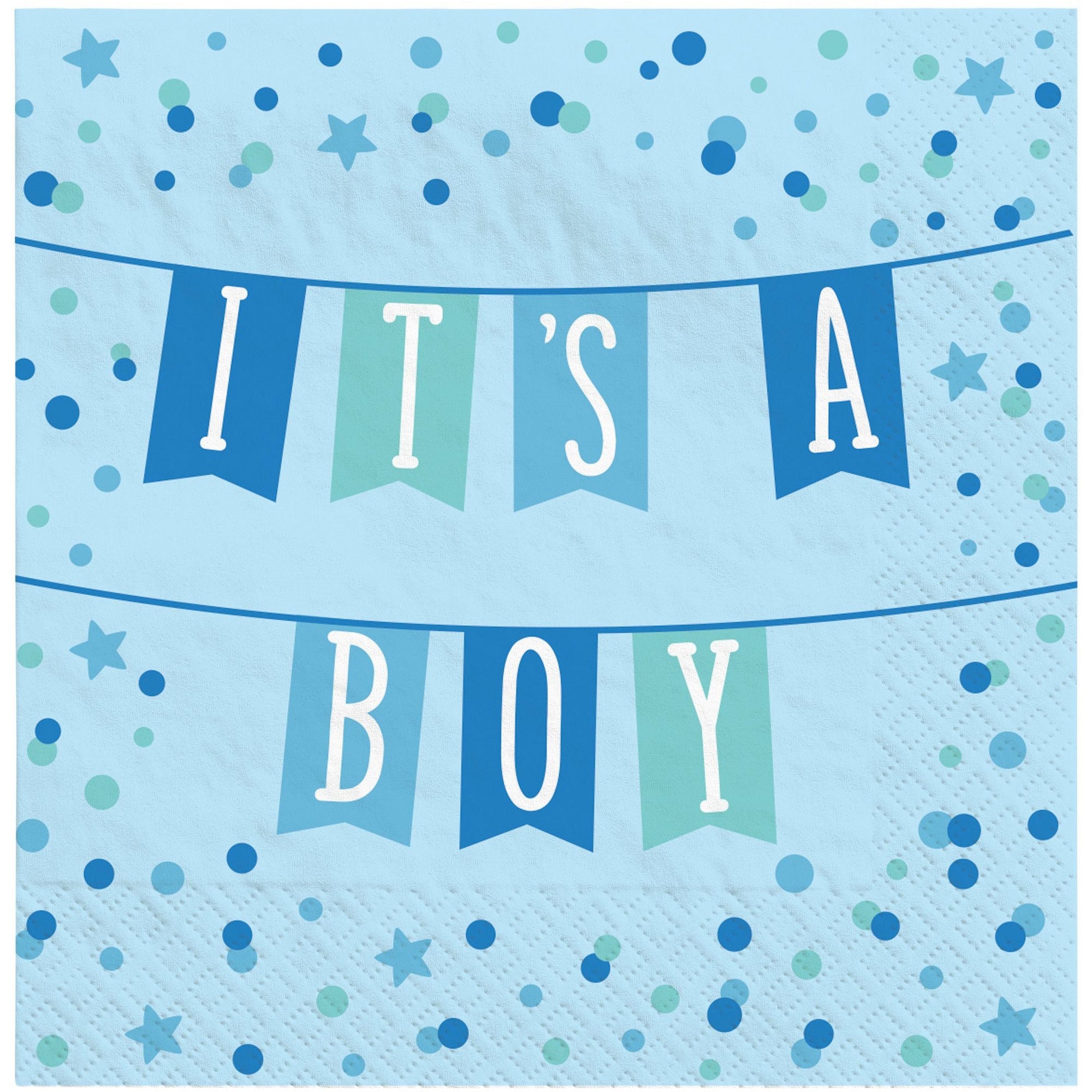 Creative Converting BABY SHOWER It's a Boy Lunch Napkins