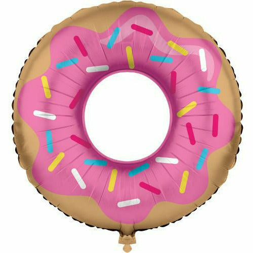 Creative Converting BALLOONS 448 30&quot; Donut Time Jumbo Foil