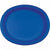 Creative Converting BASIC Cobalt Blue Oval Platter