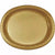 Creative Converting BASIC Glittering Gold Oval Platter
