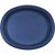 Creative Converting BASIC Navy Blue Oval Platter