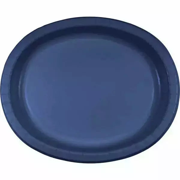 Navy Blue Oval Platter Ultimate Party Super Stores