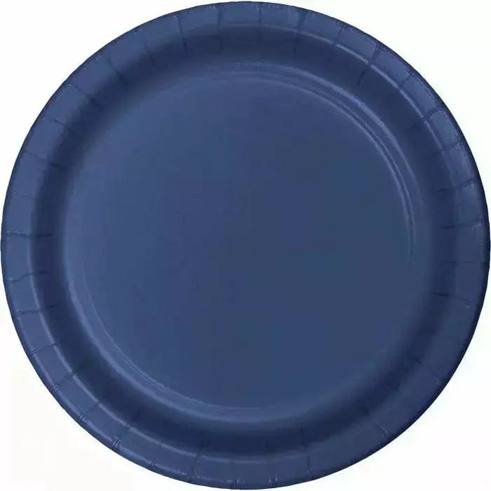 Creative Converting BASIC Navy Blue Paper Dessert Plates