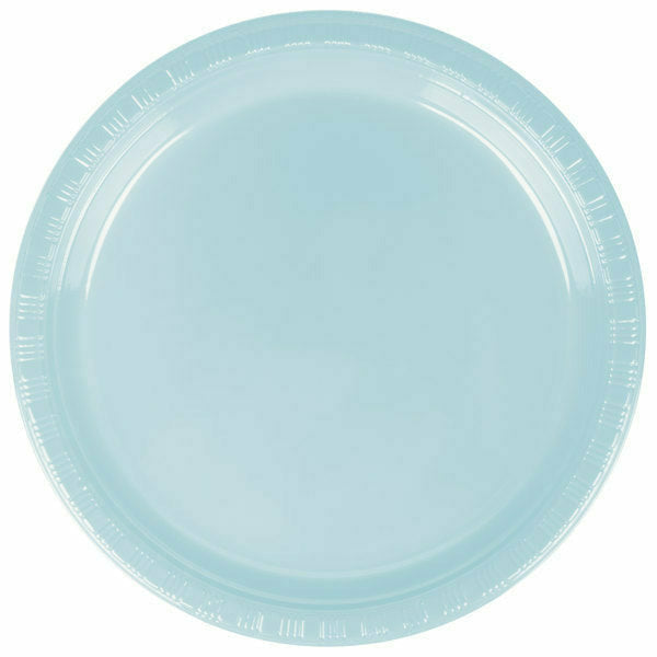 Creative Converting BASIC Pastel Blue Plastic Plates