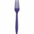 Creative Converting BASIC Premium Plastic Purple Forks