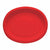 Creative Converting BASIC Red Oval Platter