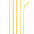 Creative Converting BASIC School Bus Yellow Striped Paper Straws