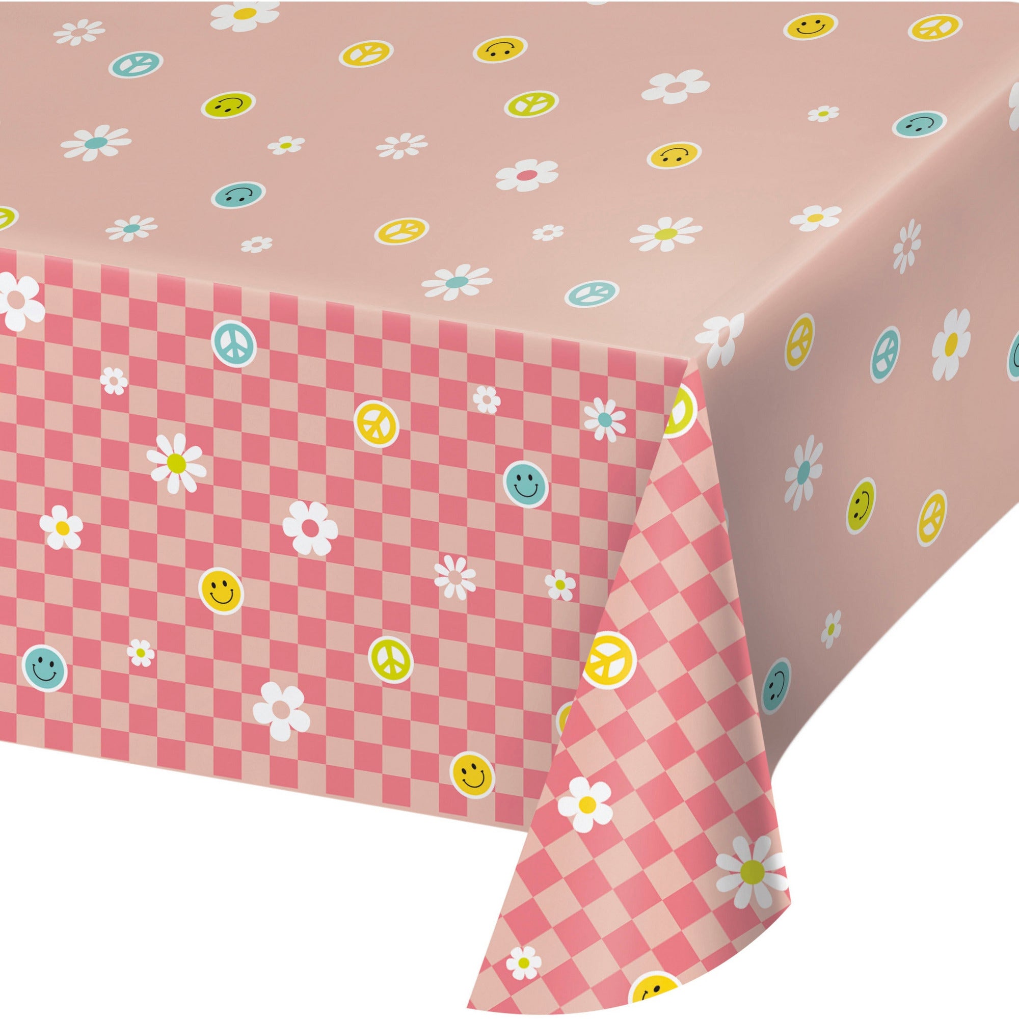 Creative Converting BIRTHDAY FLOWER POWER PAPER TABLECOVER