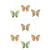 Creative Converting BIRTHDAY Golden Butterfly Hanging Cutouts