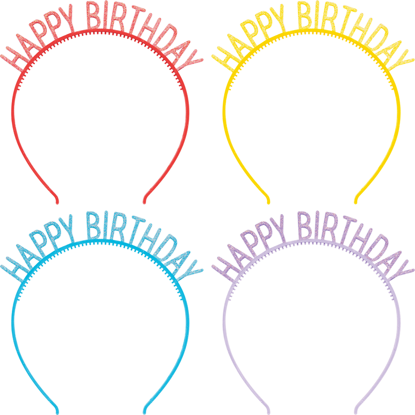 Creative Converting BIRTHDAY Happy Birthday Glitter Headband