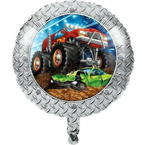 Creative Converting BIRTHDAY: JUVENILE Monster Truck Rally 18&quot; Mylar Balloon